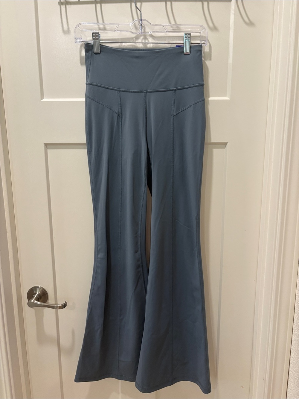 JoyLab High-Rise Flare Pants — Slate Blue